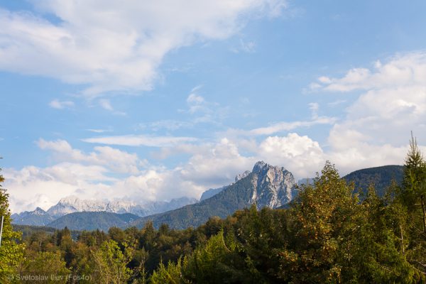 View from Tarvisio, Dolomiti, Italy